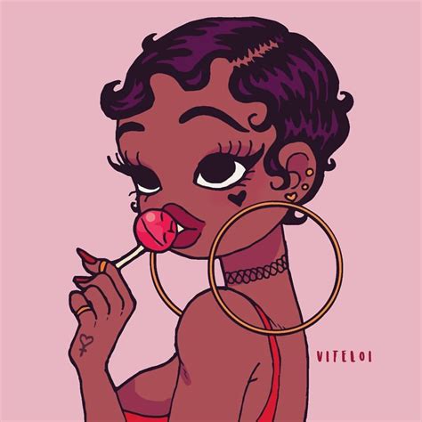 New Profile Picture For Insta I Think Yes Black Girl Cartoon