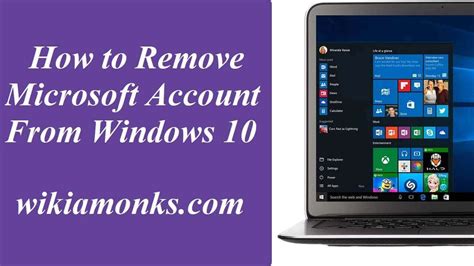 Under your device's name, select more actions > remove. How to Remove Microsoft Account From Windows 10 | Wikiamonks