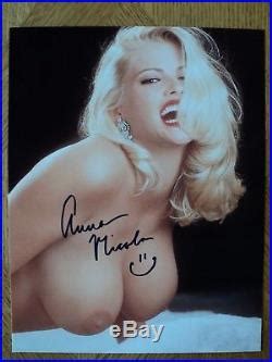 Autographs With Coa Anna Nicole Smith Nude Original Signed Autograph