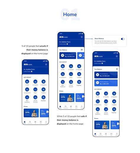 Bca Mobile App Redesign Mobile Banking App On Behance