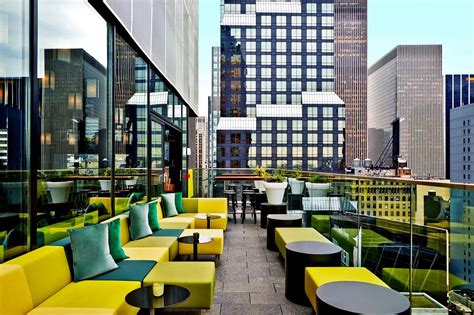 Citizenm Hotel New York Times Square Picture Gallery Rooftop Venue