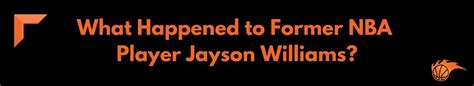 What Happened To Former Nba Player Jayson Williams Hoops Addict