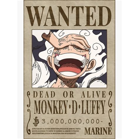 Official One Piece Wanted Posters Update September