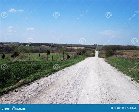Long Dirt Road Stock Photo Image Of Horizontal Beautiful 43057998