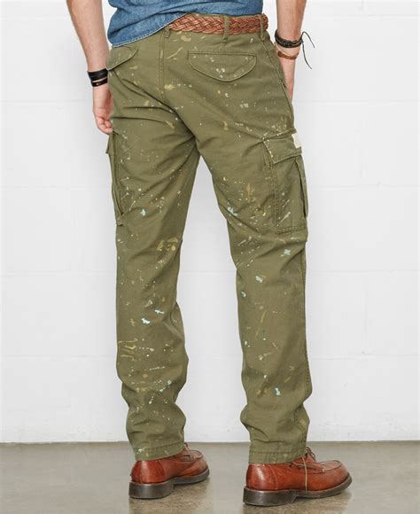 Lyst Denim And Supply Ralph Lauren Slim Fit Cargo Pants In Green For Men