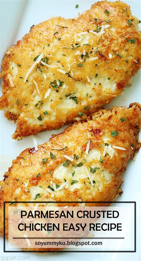 Parmesan Crusted Chicken Easy Recipe So Yummy Ku