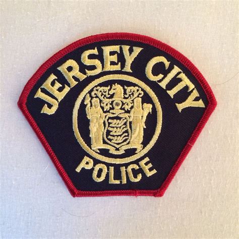 US State of New Jersey, Jersey City Police Department Patch | Police patches, Police badge, Police