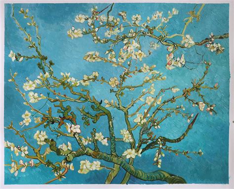Branches With Almond Blossom Vincent Van Gogh Oil Painting Post Impressionist Painting For
