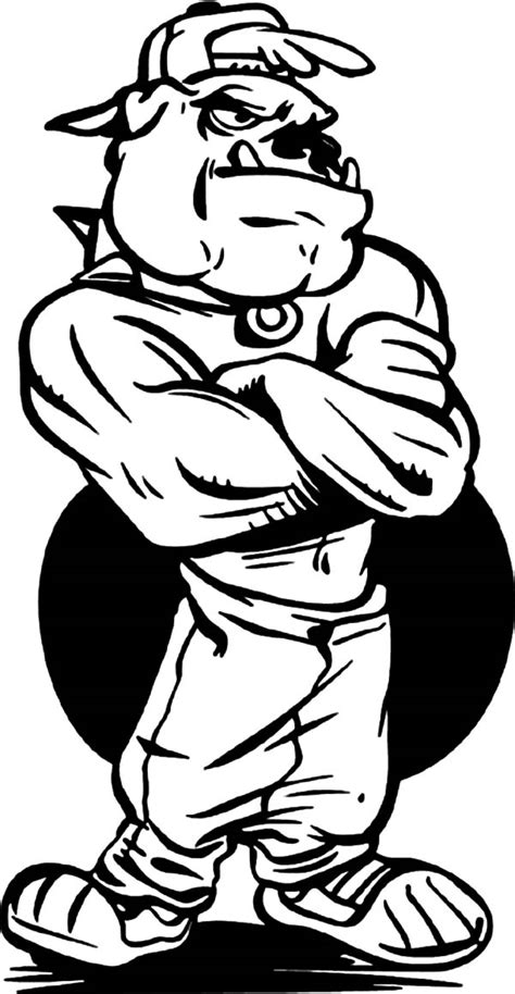 Super Bulldog Coloring Pages Best Place To Color