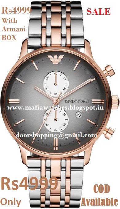 Rs3999 Buy Emporio Armani Watches India Online Website Ebay For Men