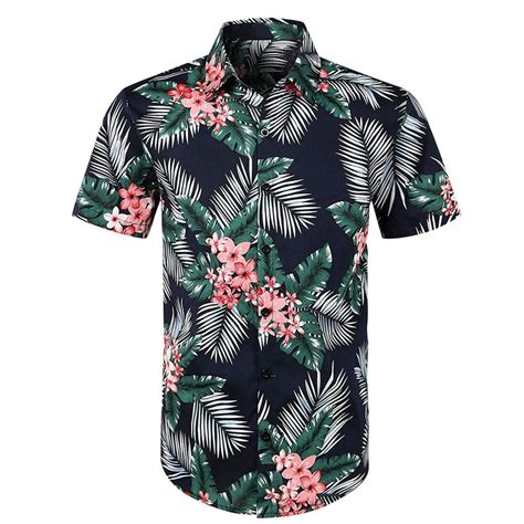 Floral Shirts Men Printed Hawaiian Shirt Latestshirt Com