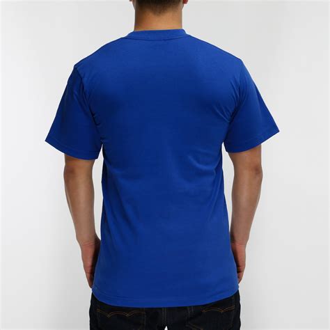 Royal Blue T Shirt Ladies Heavy Cotton 100 Cotton Long Sleeve T