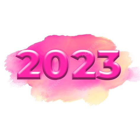Fundo De Texto De 2023 Png Efeito 2023 Ano Novo 2023 Logotipo