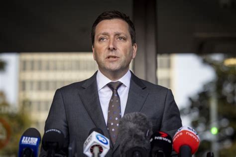 Matthew Guy Mitch Catlin Victorian Liberals Refuse To Answer Questions About Guys Chief Of