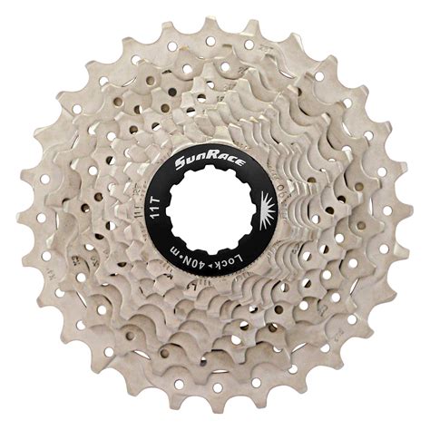 Kassette Sunrace Road Metallic 10 Speed Cykelgruppendk