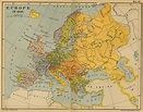 Europe in 1910 - Full size