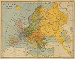 Europe in 1910 - Full size