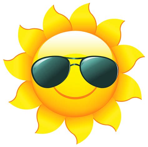 Sun With Shades Clipart Clipart Panda Free Clipart Images