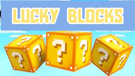 Minecraft Modo Lucky Blocks Youtube