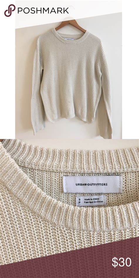 Urban Outfitters Cream Knit Sweater Cream Knit Sweater Sweaters