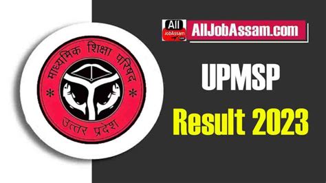 Up Board 10th 12th Result 2023 Out Result Declare Upmspeduin