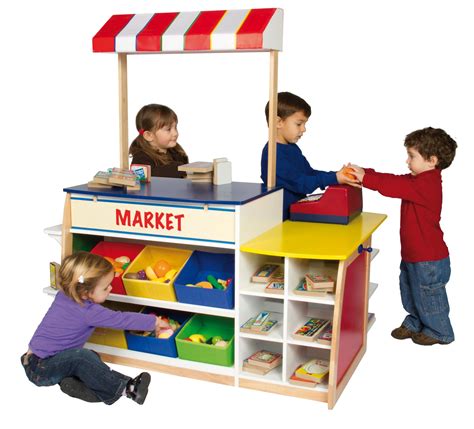 This Is A Dramatic Play Related To Shopping Marketwhich Children Are