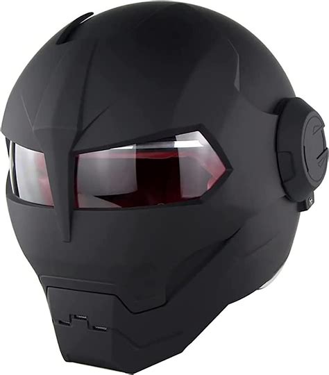 Motorhelm Motorfiets Full Face Open Helm Ece Gecertificeerd Iron Man