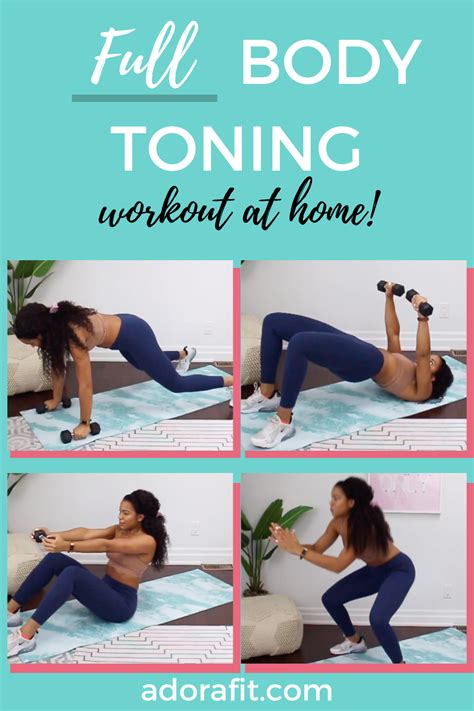 Easily Get In Shape At Home With This Full Body Toning Workout At Home