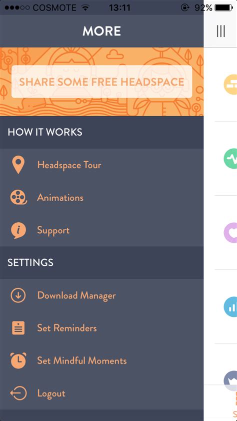 But which one is right for you? Headspace App Review Settings - Titanas Design, Framer Χ