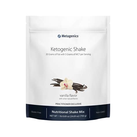 Ketogenic Shake Vanilla 14 Servings By Metagenics Ipm Supplements