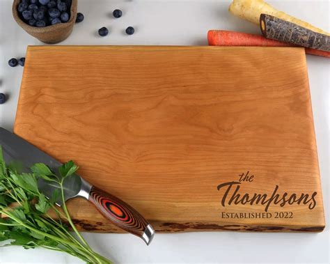 Walnut Wood Personalized Cutting Board T Personalized Cheese Board