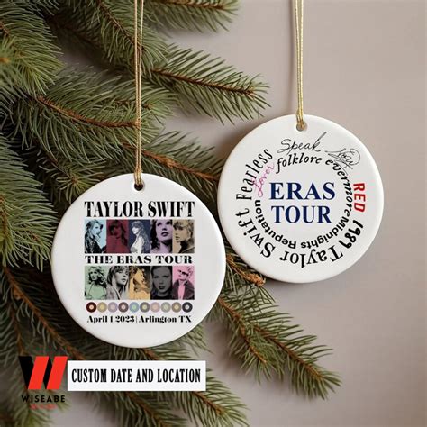 Personalized Ts The Eras Tour Ornament Custom Swiftie Fan Ts 2023