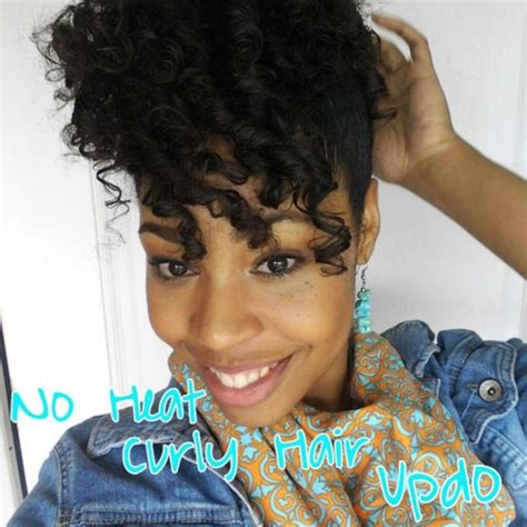 Easy Curly Updo For Black Women Wedge Hairstyles Feathered Hairstyles Older Women Hairstyles