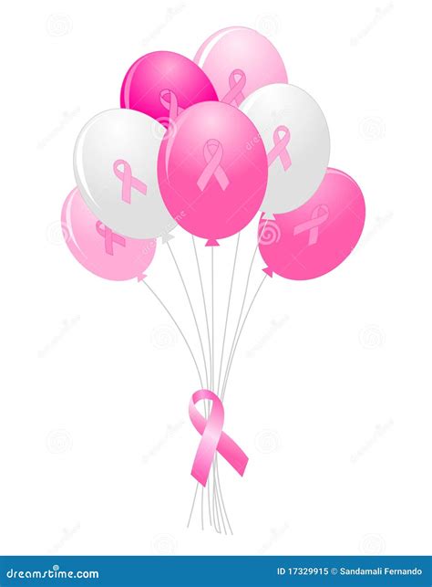 Breast Cancer Awareness Balloons Royalty Free Stock Photo Image 17329915