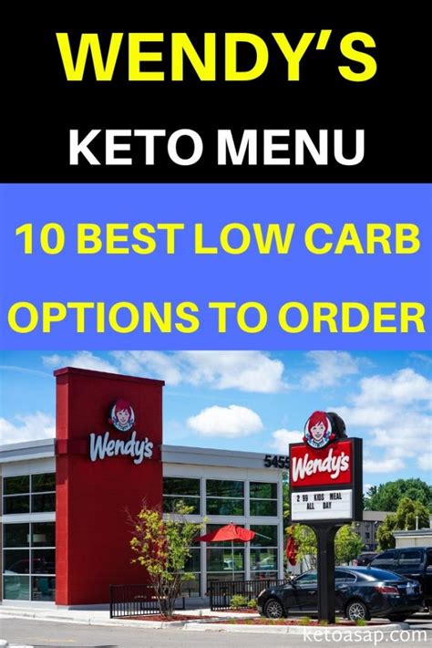 Top 11 Keto Wendys Options What To Order On A Low Carb Diet Ketoasap
