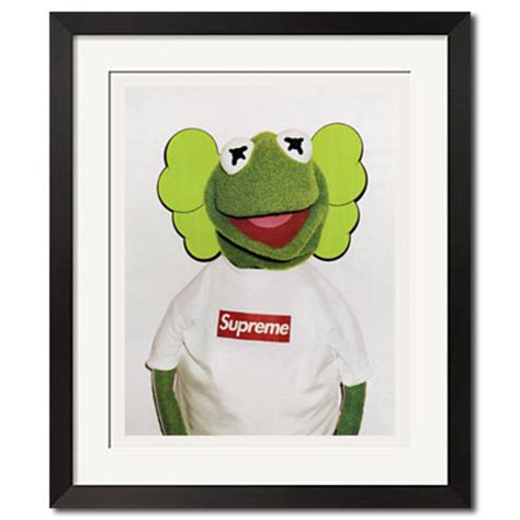 Hypebeast Kermit The Frog Urban Street Graffiti Poster Print Etsy