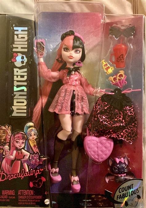 Monster High Draculaura Gen 3 G3 Doll Mattel New Ebay