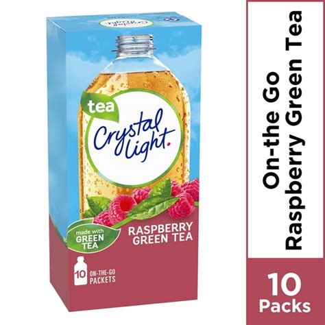 Crystal Light On The Go Sugar Free Raspberry Green Tea Powdered Drink