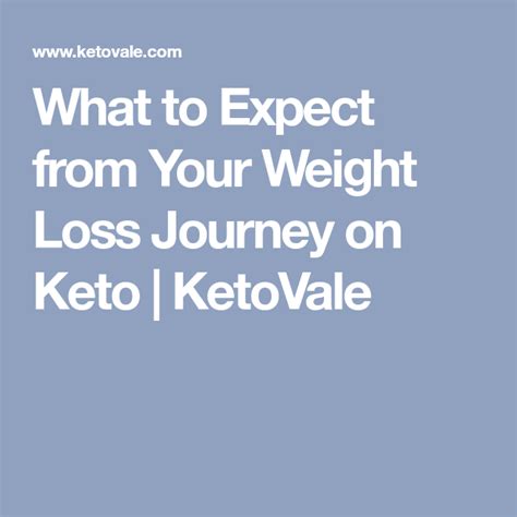 What To Expect From Your Weight Loss Journey On Keto Ketovale