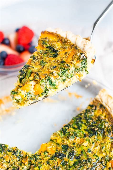 Dairy Free Spinach Quiche Eating Bird Food
