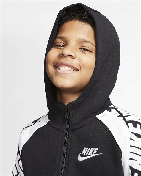 Nike Sportswear Older Kids Boys French Terry Full Zip Hoodie Nike Bg