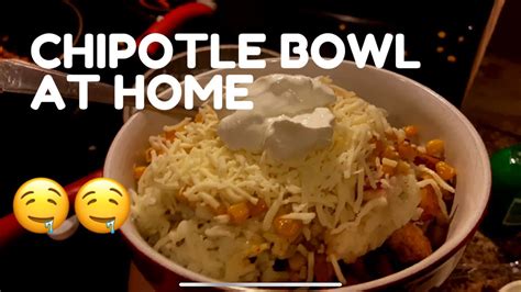 Chipotle at home // Copycat chipotle bowl recipe // cook ...