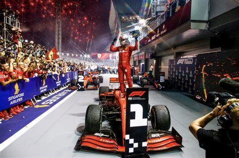 Vettel Wins For Ferrari In Singapore The Snapper