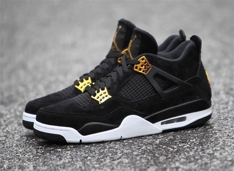 Air Jordan 4 Royalty Black Gold Release Date Sneaker Bar Detroit