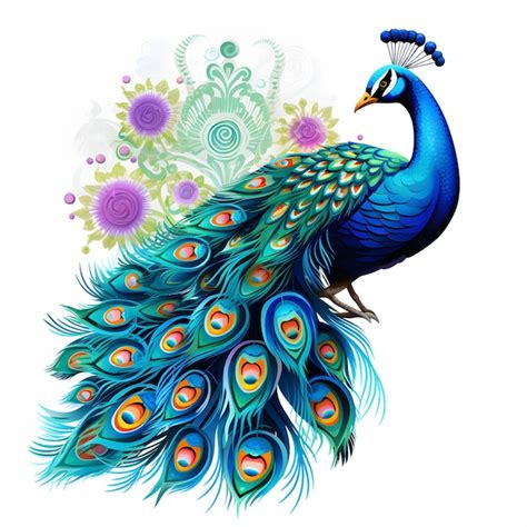 premium ai image peacock clip art