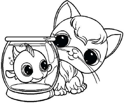 Lps Coloring Pages Fox At Free Printable Colorings