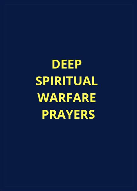 20 Deep Spiritual Warfare Prayers Everyday Prayer Guide