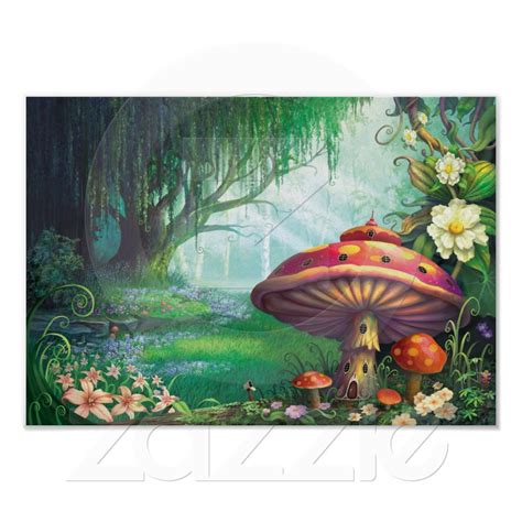 Enchanted Forest Poster Forest Mural