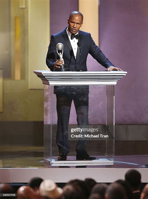 Jamie Foxx Speaks At The 44th Naacp Image Awards Show Held At The News Photo Getty Images