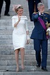 Les tenues de la reine Mathilde lors de la Fête nationale depuis 2013 ...